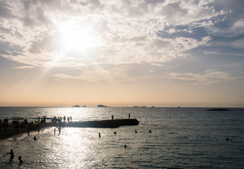 Atardecer en Cala Comte Ibiza