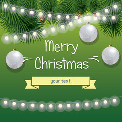 vector illustration of new year and Christmas