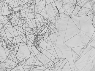 Abstract background lines. 3D illustration.