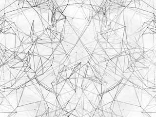 Obraz premium Abstract background lines. 3D illustration.