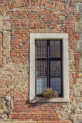 Fototapeta na wymiar Window of an old house in Steinfurt