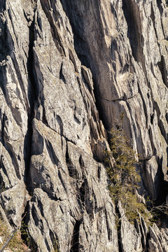 Pattern of a mountain rocks