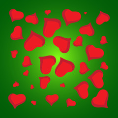 Abstract love background full of hearts. Valentine s day for card