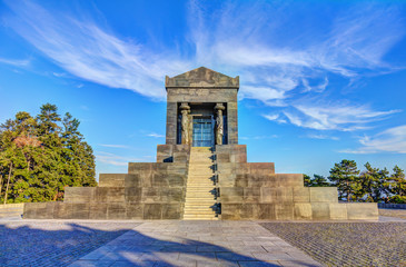 Monument to the Unknown Soldier from World War I on Avala, Belgrade, Serbia.
