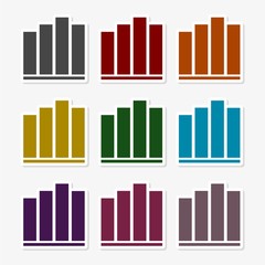 Colorful chart collection