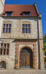 Door of the historical university building in Steinfurt
