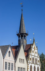 Tower of the historical town hall of Steinfurt