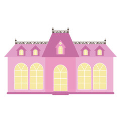 Fototapeta premium Palace vector illustration 