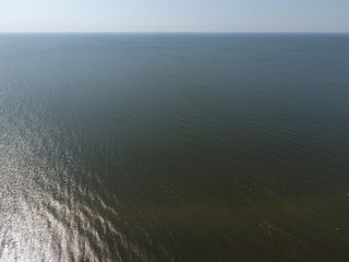 Top view of the Sea of Azov