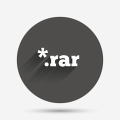 Archive file icon. Download RAR button.