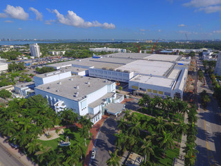 Fototapeta premium Aerial Image Miami Beach Fillmore Playhouse