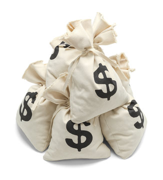 Pile Of Money Bags