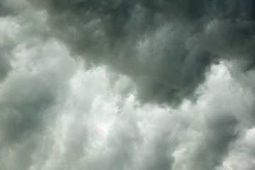 Obraz premium dark storm clouds before the storm