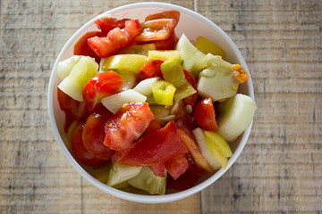 Fresh colorfull sallad