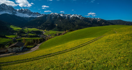 Dolomites hills