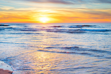Obraz premium Sunset in the ocean