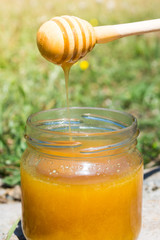 Jar full of honey