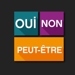 oui,non,peut être