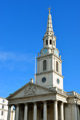 Fototapeta premium Trafalgar Square in London United Kingdom..