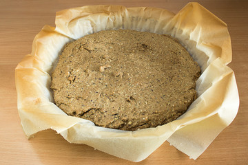 Domestic unleavened barley bread