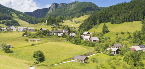 Fototapeta na wymiar Górski krajobraz Słowenii