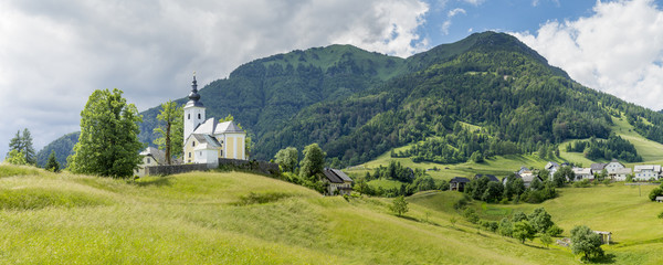 Górski krajobraz Słowenii