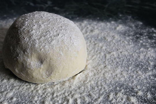 dough knead flour