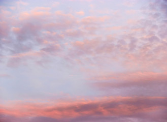 Naklejka na ściany i meble sunset sky and clouds