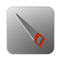 Vector icon hand saw