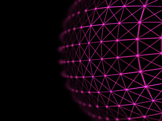 Futuristic virtual technology background, Fiber virtual optic cables, fibre connection, telecomunications concept, digitally generated image.