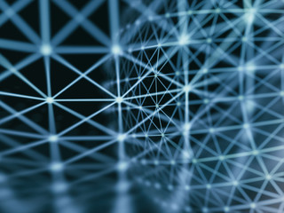 Futuristic virtual technology background, Fiber virtual optic cables, fibre connection, telecomunications concept, digitally generated image.