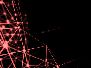 Futuristic virtual technology background, Fiber virtual optic cables, fibre connection, telecomunications concept, digitally generated image.