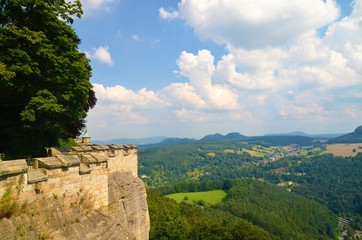 Fototapeta na wymiar Festung Königstein