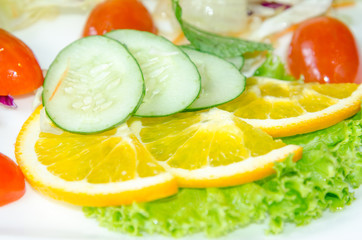 Spicy mussels  spicy salad / New Zealand