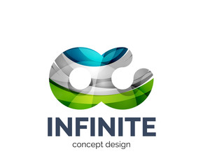 Infinite logo business branding icon