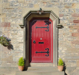 Gothic Red Front Door