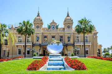 Monte Carlo Casino square - obrazy, fototapety, plakaty