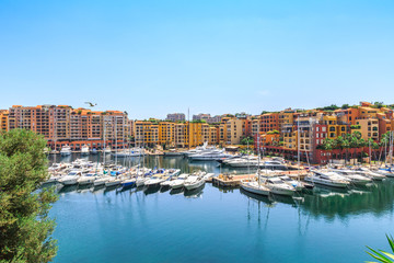 Fototapeta na wymiar Monaco Monte Carlo sea view