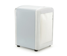 Paper napkin holder for restaurant