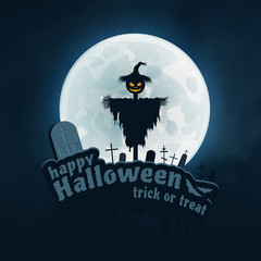 Happy Halloween Vector Sticker