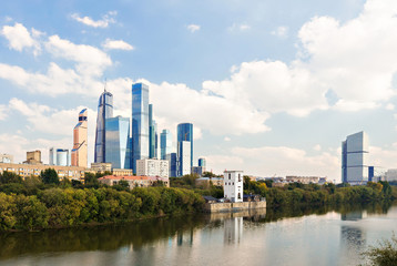 Fototapeta na wymiar Moscow-City business center