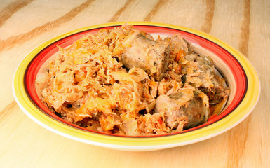 Traditional polish dish bigos