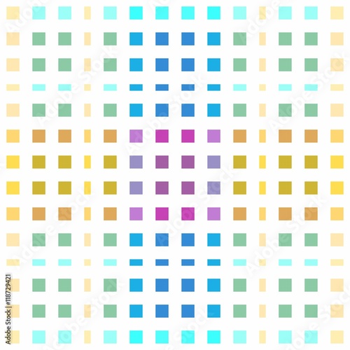 "Seamless colored pattern made of little squares" Stock photo and