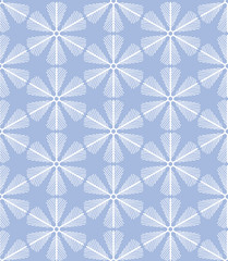 Hand drawn snowflake pattern