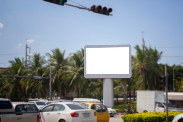 Blank billboard
