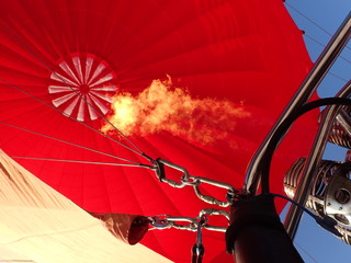 Naklejka premium Heißluftballoon III