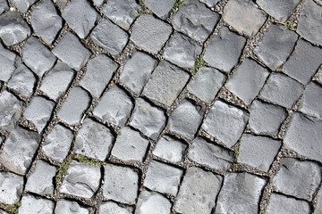Cobble stone pavement in Germany