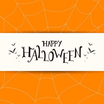 Vector Illustration of a Happy Halloween Design