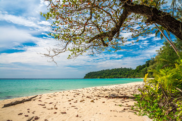Beautiful tropical island beach, Koh Kood island Thailand - Travel summer holiday concept.	