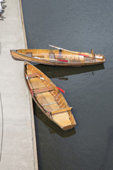 Punts and Rowing Boat from Elvet Bridge, Durham